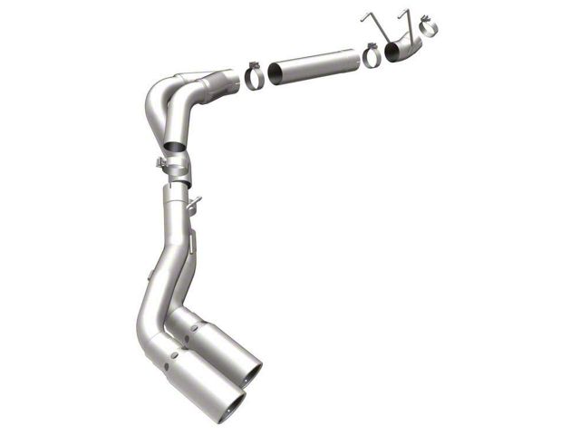 Magnaflow Aluminized DPF Series Dual Exhaust System with Polished Tips; Same Side Exit (07-10 6.7L RAM 2500)