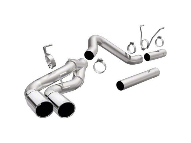 Magnaflow PRO DPF Series Dual Exhaust System with Polished Tips; Same Side Exit (13-18 6.7L RAM 2500)