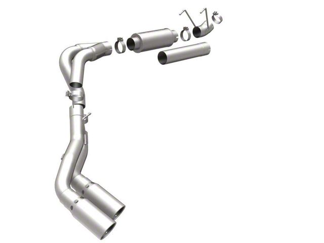 Magnaflow Performance DPF Series Dual Exhaust System with Polished Tips; Same Side Exit (07-10 6.7L RAM 3500)