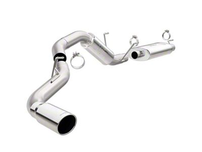 Magnaflow Street Series Single Exhaust System with Polished Tip; Side Exit (14-24 4WD 6.4L RAM 3500)