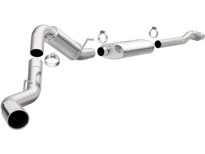 Magnaflow Street Series Single Exhaust System with Polished Tip; Side Exit (14-18 6.2L Sierra 1500 Double Cab w/ 6.50-Foot Standard Box, Crew Cab w/ 5.80-Foot Short Box)