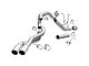 Magnaflow Aluminized PRO DPF Series Dual Exhaust System with Polished Tips; Same Side Exit (14-19 6.6L Duramax Sierra 2500 HD)