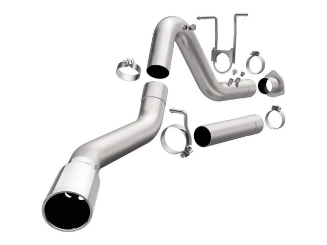 Magnaflow PRO DPF Series Single Exhaust System with Polished Tip; Side Exit (07-19 6.6L Duramax Sierra 2500 HD)