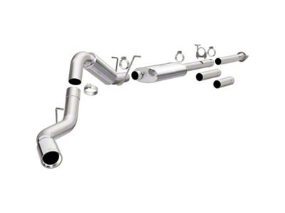 Magnaflow Street Series Single Exhaust System with Polished Tip; Side Exit (11-19 6.0L Sierra 2500 HD)