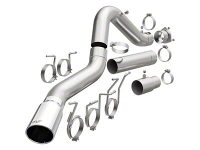 Magnaflow PRO DPF Series Single Exhaust System with Polished Tip; Side Exit (24-26 6.6L Duramax Sierra 2500 HD)