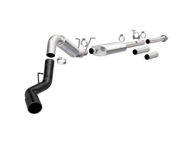 Magnaflow Street Series Single Exhaust System with Black Tip; Side Exit (11-19 6.0L Sierra 3500 HD)