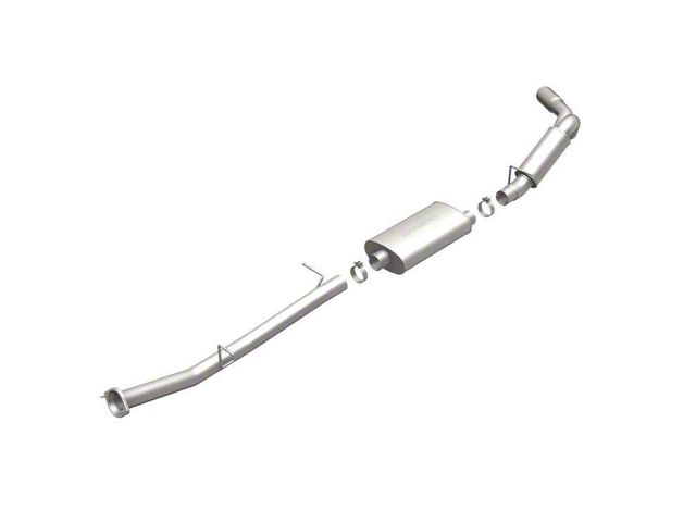 Magnaflow Street Series Single Exhaust System with Polished Tip; Side Exit (07-10 6.0L Silverado 2500 HD)