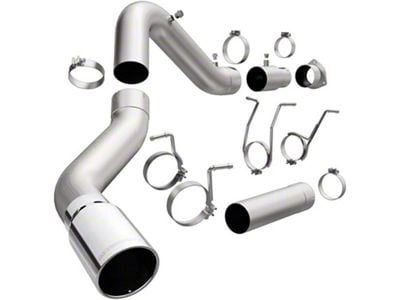 Magnaflow PRO DPF Series Single Exhaust System with Polished Tip; Side Exit (07-10 6.6L Duramax Silverado 3500 HD)