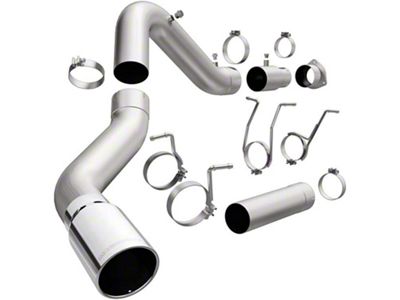Magnaflow PRO DPF Series Single Exhaust System with Polished Tip; Side Exit (14-19 6.6L Duramax Silverado 3500 HD)