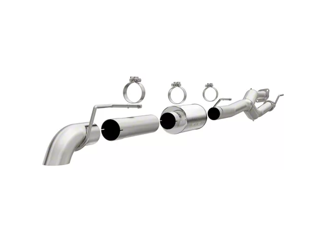Magnaflow Off-Road Pro Series Single Exhaust System; Turn Down (11-16 6.2L F-250 Super Duty)