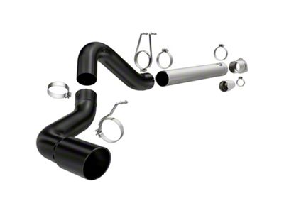 Magnaflow Black DPF Series Single Exhaust System; Side Exit (20-22 6.7L Powerstroke F-250 Super Duty)