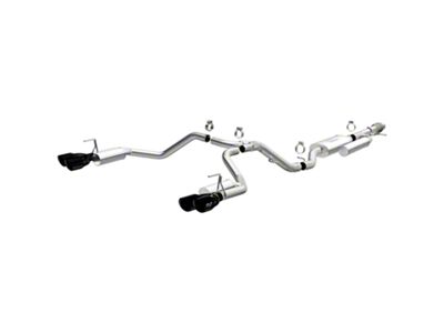 Magnaflow Street Series Dual Exhaust System with Black Chrome Tips; Rear Exit (21-25 5.3L Tahoe Premier)