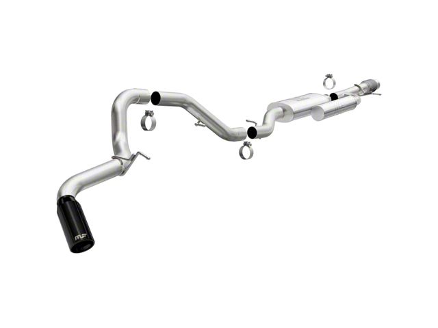 Magnaflow Street Series Single Exhaust System with Black Chrome Tip; Side Exit (21-24 5.3L Tahoe, Excluding Premier)