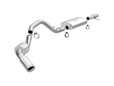 Magnaflow Street Series Single Exhaust System with Polished Tip; Side Exit (15-20 5.3L Yukon)