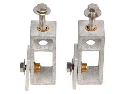 Magnum Headache Rack Stake Pocket Tie Downs; Set of 2 (99-16 F-250 Super Duty)