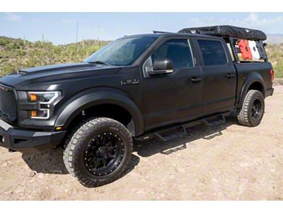 Magnum RT Gen 2 Drop Side Step Bars; Black Textured (17-24 F-350 Super Duty SuperCrew)