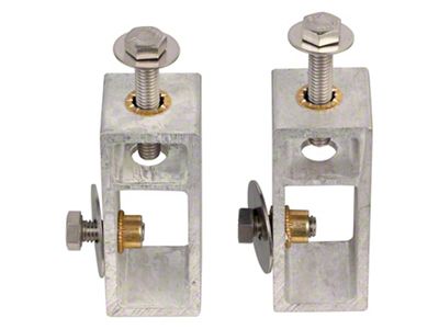 Magnum Headache Rack Stake Pocket Tie Downs; Set of 2 (03-09 RAM 2500)