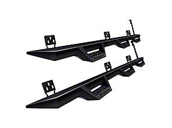 Magnum RT Wheel to Wheel Drop Side Step Bars; Black Textured (10-15 RAM 3500 Crew Cab w/ 8-Foot Box)