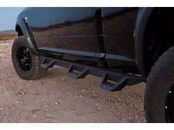 Magnum RT Wheel to Wheel Drop Side Step Bars; Black Textured (10-15 RAM 3500 Crew Cab w/ 6.4-Foot Box)