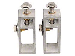 Magnum Headache Rack Stake Pocket Tie Downs; Set of 2 (01-06 Sierra 3500 HD)