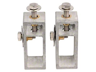 Magnum Headache Rack Stake Pocket Tie Downs; Set of 2 (01-06 Sierra 3500 HD)