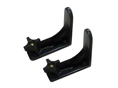 Magnum Standard Rear Cargo Rack for Magnum Rail Kit; 11-Inch; Matte Black (Universal; Some Adaptation May Be Required)