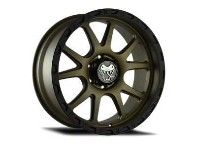 Mamba Offroad Wheels Type M27 Matte Bronze with Black Lip 5-Lug Wheel; 17x9; 12mm Offset (02-08 RAM 1500, Excluding Mega Cab)