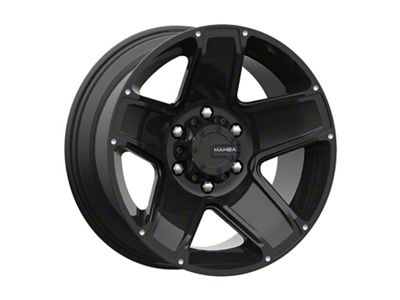 Mamba Offroad Wheels Type M13 Matte Black 6-Lug Wheel; 17x9; -12mm Offset (07-13 Silverado 1500)