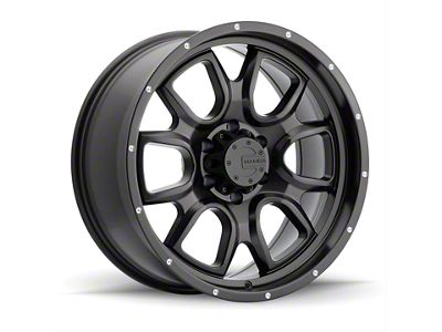 Mamba Offroad Wheels Type M19 Matte Black 6-Lug Wheel; 17x9; -12mm Offset (07-13 Silverado 1500)