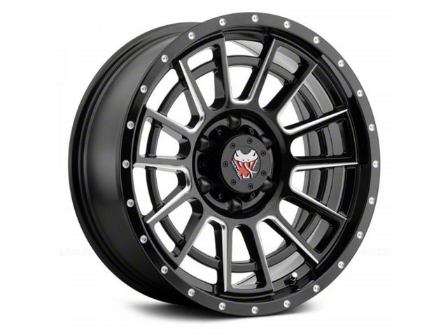 Mamba Offroad Wheels Type M22 Matte Black Machined 6-Lug Wheel; 20x9; 12mm Offset (07-14 Tahoe)