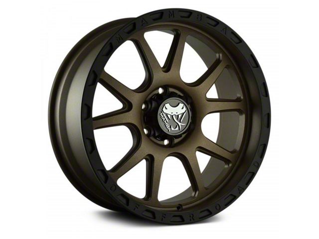 Mamba Offroad Wheels Type M27 Matte Bronze with Black Lip 6-Lug Wheel; 20x9; 0mm Offset (07-14 Tahoe)