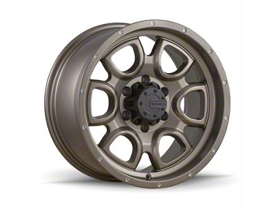 Mamba Offroad Wheels Type M19 Matte Bronze 5-Lug Wheel; 17x9; 0mm Offset (09-18 RAM 1500)