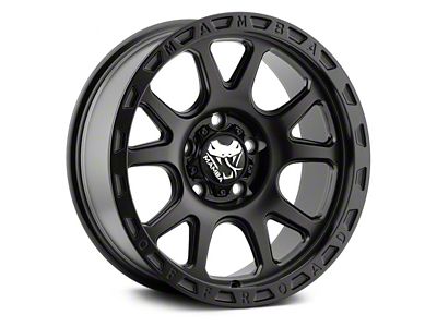Mamba Offroad Wheels Type M27 Matte Black 5-Lug Wheel; 17x9; 12mm Offset (94-01 RAM 1500)
