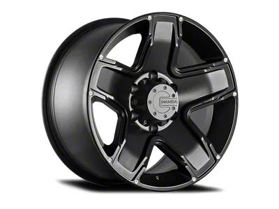 Mamba Offroad Wheels M13 Matte Black 5-Lug Wheel; 16x8; 13mm Offset (87-90 Dakota)