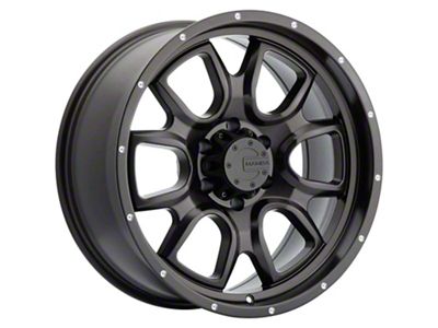 Mamba Offroad Wheels M19 Matte Black with Drill Holes 6-Lug Wheel; 18x9; 20mm Offset (21-25 F-150)