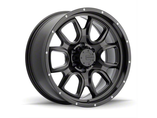 Mamba Offroad Wheels Type M19 Matte Black 8-Lug Wheel; 20x9; 19mm Offset (06-08 RAM 1500 Mega Cab)