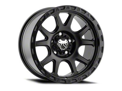 Mamba Offroad Wheels Type M27 Matte Black 6-Lug Wheel; 18x9; 12mm Offset (19-24 Silverado 1500)