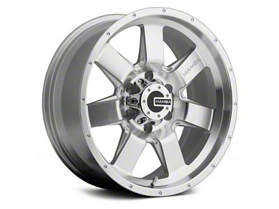 Mamba Offroad Wheels Type M14 Machined Face Silver 6-Lug Wheel; 18x9; 12mm Offset (21-25 Yukon)