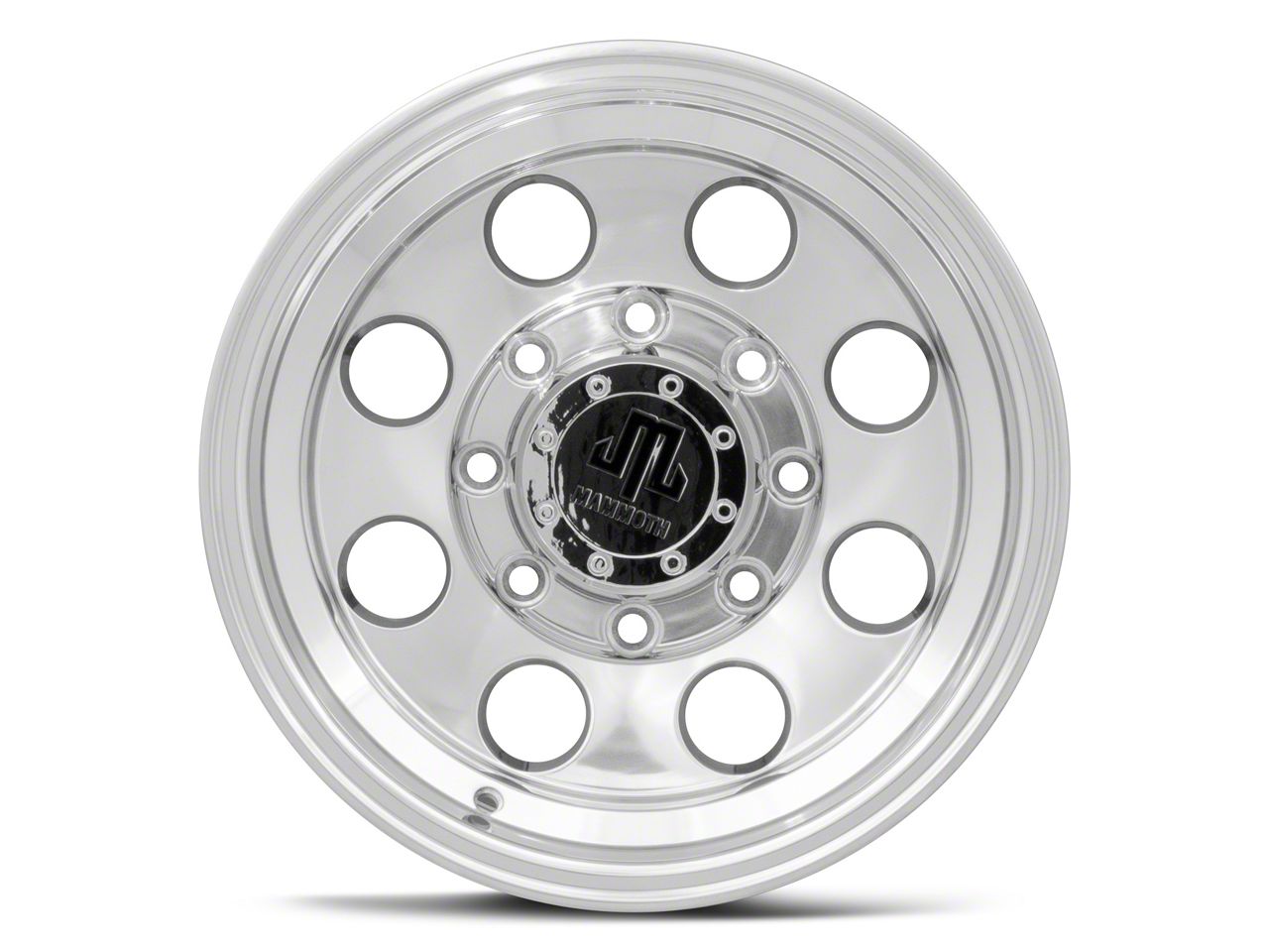 Mammoth Sierra 3500 8 Aluminum Polished 8-Lug Wheel; 16x10; -24mm