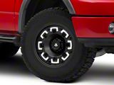 Mammoth Boss Satin Black Machined 6-Lug Wheel; 17x9; -6mm Offset (04-08 F-150)