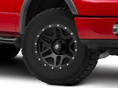 Mammoth Split 6 Beadlock Matte Black 6-Lug Wheel; 17x9; -6mm Offset (04-08 F-150)