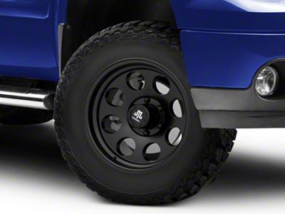 Mammoth 8 Aluminum Matte Black 6-Lug Wheel; 17x9; -6mm Offset (07-13 Sierra 1500)