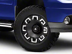 Mammoth Boss Satin Black Machined 6-Lug Wheel; 20x9; -6mm Offset (07-13 Sierra 1500)