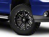 Mammoth Revolver Gloss Black Machined 6-Lug Wheel; 17x9; -6mm Offset (07-13 Sierra 1500)