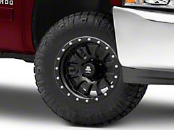 Mammoth 12 Hole Satin Black 6-Lug Wheel; 17x9; -6mm Offset (07-13 Silverado 1500)
