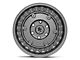 Mammoth Militant Charcoal Wheel; 17x9.5; -18mm Offset (07-13 Silverado 1500)
