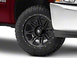 Mammoth Split 8 Beadlock Matte Black 6-Lug Wheel; 20x9; -6mm Offset (07-13 Silverado 1500)