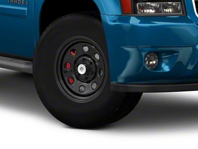 Mammoth 8-Hole Gloss Black 6-Lug Wheel; 17x8; -6mm Offset (07-14 Tahoe)