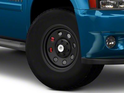 Mammoth 8-Hole Matte Black 6-Lug Wheel; 17x8; -6mm Offset (07-14 Tahoe)