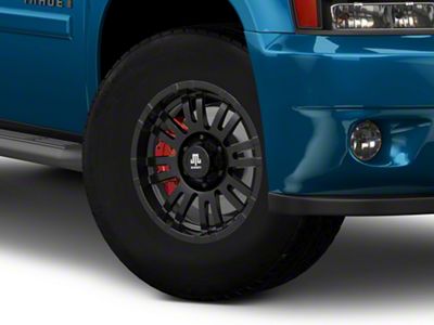 Mammoth Krawler Satin Black 6-Lug Wheel; 17x8; 0mm Offset (07-14 Tahoe)